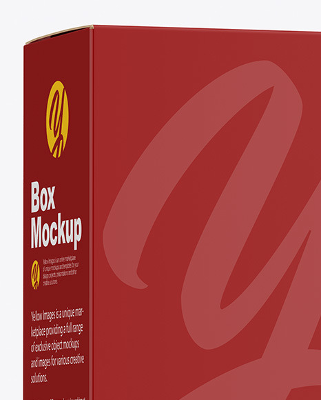 Paper Box &amp; Glossy Bottle Mockup