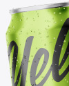 Glossy Metallic Can Mockup Glossy Metallic Can Mockup