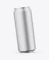 Matte Metallic Can Mockup