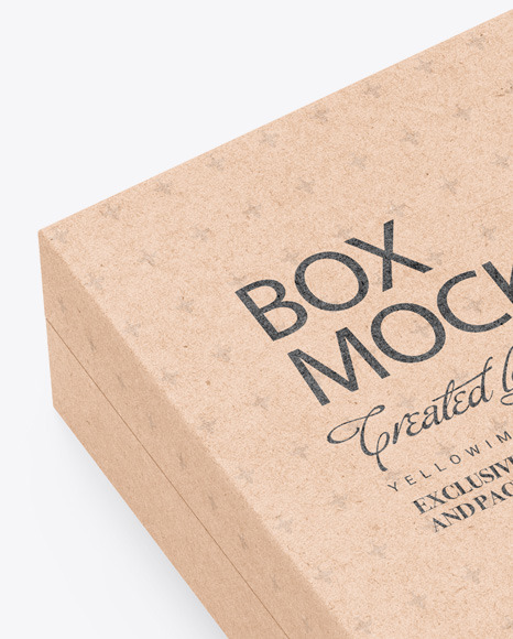 Kraft Box Mockup