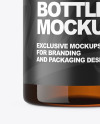 Amber Dropper Bottle Mockup