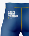 Compression Trousers Mockup – Back View