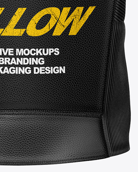 Motorcycle Racing Leather Jacket Mockup