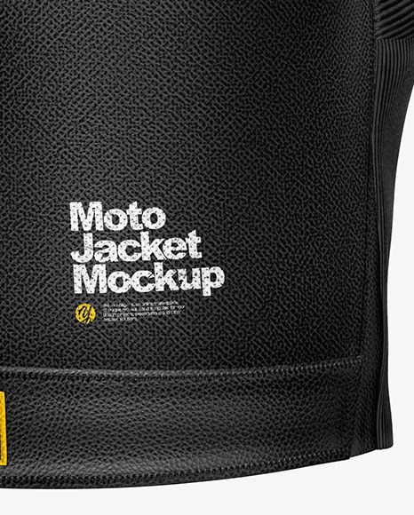 Motorcycle Racing Leather Jacket Mockup