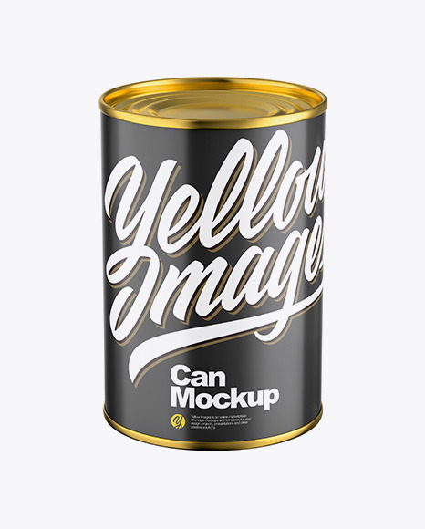 Matte Can Mockup