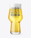 Craft Master Glass with Saison Ale Mockup