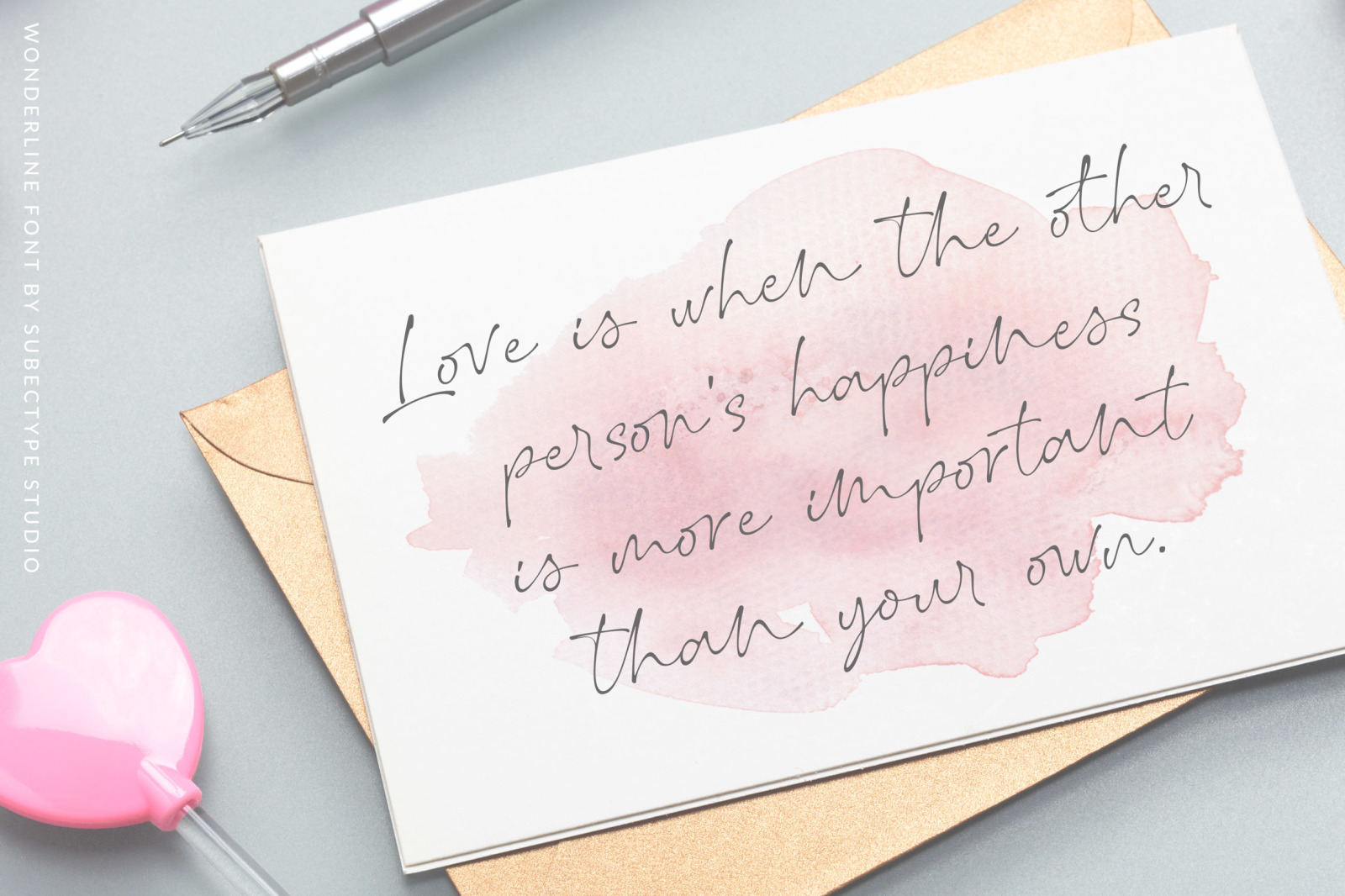 Wonderline / handwritten font Wonderline / handwritten font
