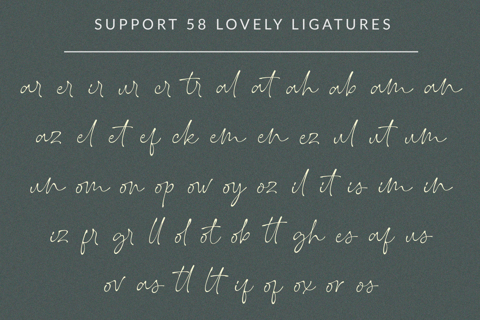 Wonderline / handwritten font Wonderline / handwritten font