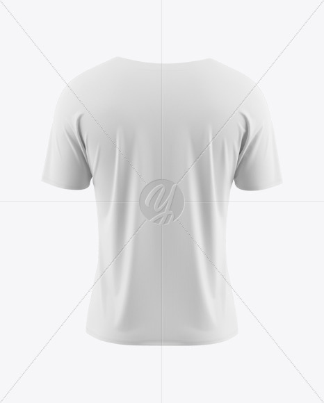 Men’s Loose Fit V-Neck T-Shirt Mockup