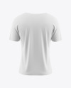 Men’s Loose Fit V-Neck T-Shirt Mockup