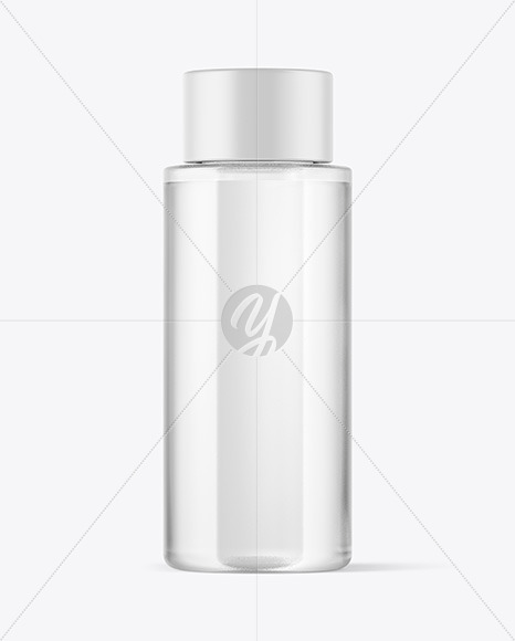 Clear Plastic Bottle Mockup