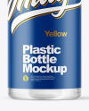 Clear Plastic Bottle Mockup