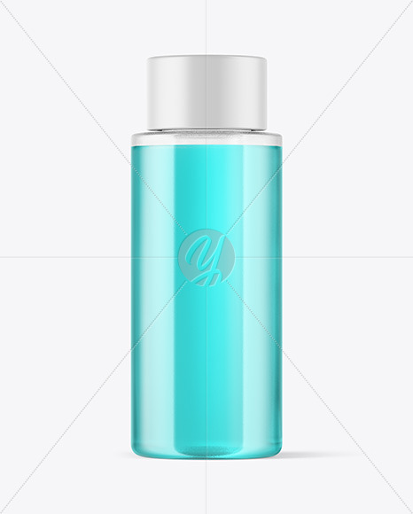 Clear Plastic Bottle Mockup