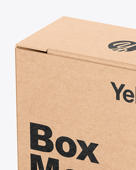 Kraft Box Mockup