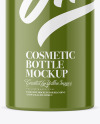 Plastic Cosmetic Bottle with Pump Mockup