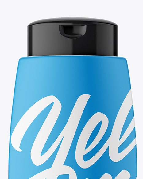 Plastic Shampoo Bottle mockup