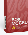 Paper Box Mockup