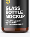 Pharmacy Glass Bottle Mockup