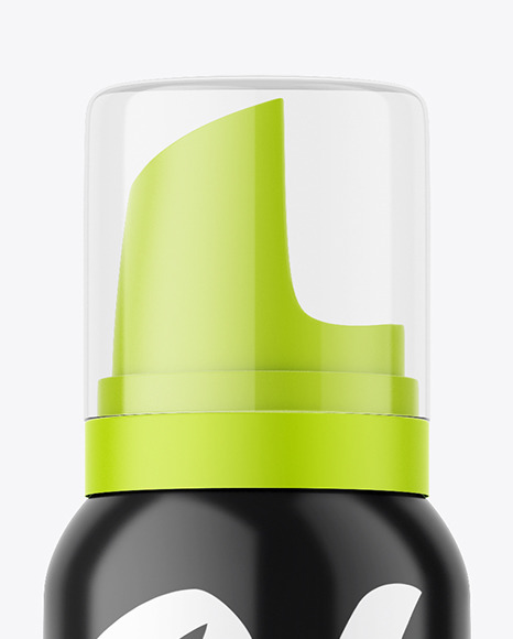 Foam Bottle Mockup