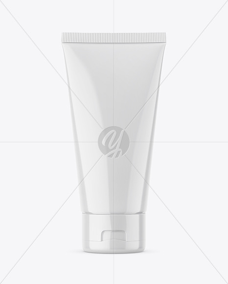 Glossy Plastic Tube Mockup