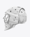 Hockey Goalkeeper Helmet Mockup