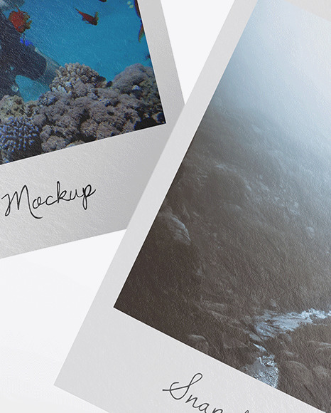 Textured Snapshots Mockup