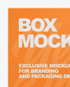 Paper Box Mockup