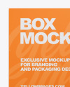 Paper Box Mockup