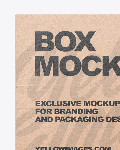 Kraft Box Mockup