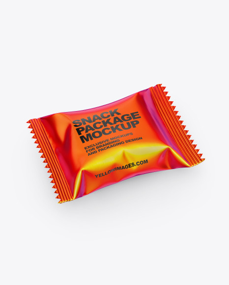 Glossy Snack Pack Mockup