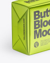 Metallic Butter Block Mockup