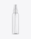 Clear Cosmetic Bottle Mockup