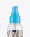 Clear Cosmetic Bottle Mockup