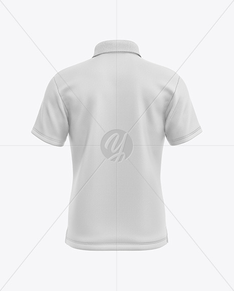 Men's Short Sleeve Polo Shirt Mockup