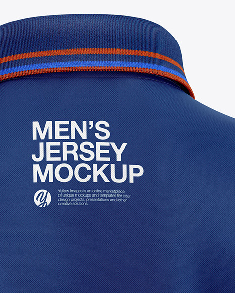 Men's Short Sleeve Polo Shirt Mockup