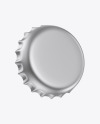 Matte Metallic Bottle Cap Mockup