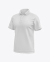 Men's Short Sleeve Polo Shirt Mockup