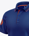 Men's Short Sleeve Polo Shirt Mockup