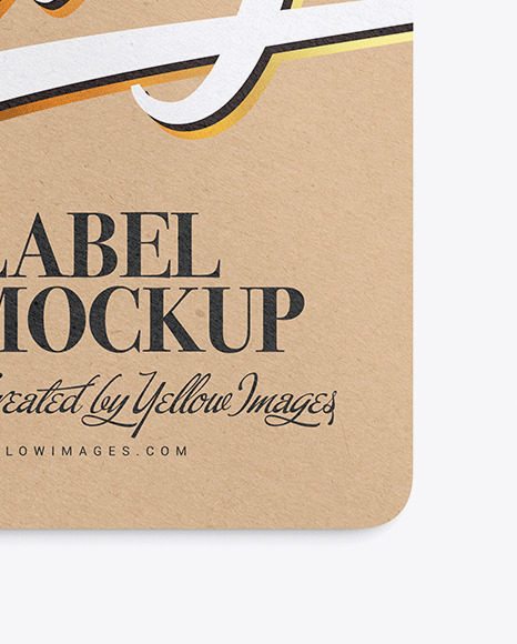 Kraft Label Mockup