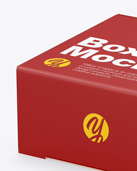 Paper Box Mockup