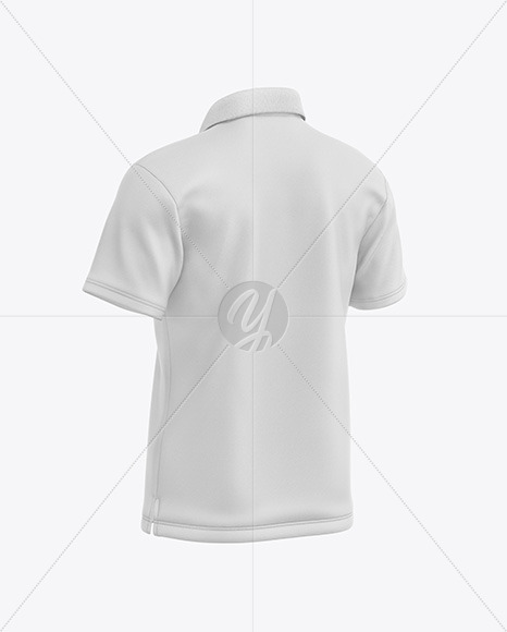 Men's Short Sleeve Polo Shirt Mockup