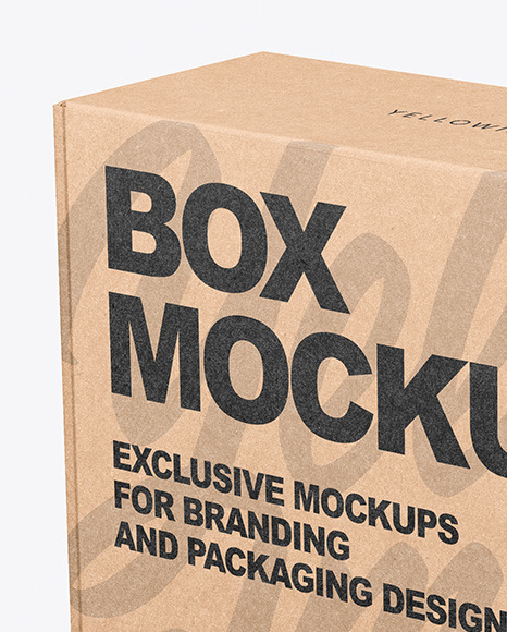 Kraft Box Mockup