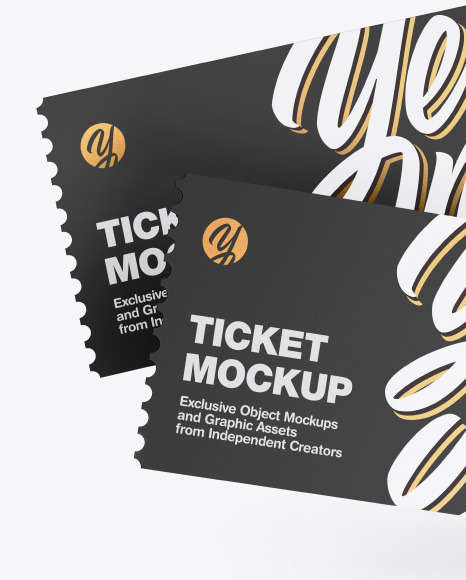 Two Tickets Mockup