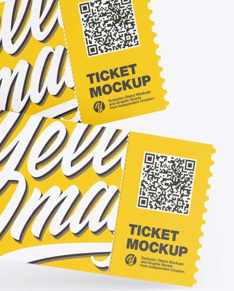 Two Tickets Mockup