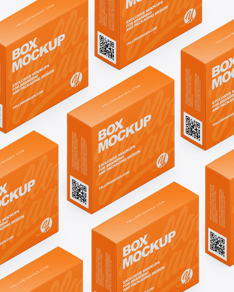 Paper Box Mockup