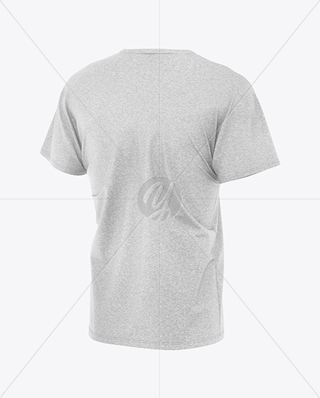 Melange Men’s T-shirt Mockup