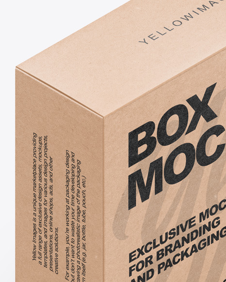 Kraft Box Mockup