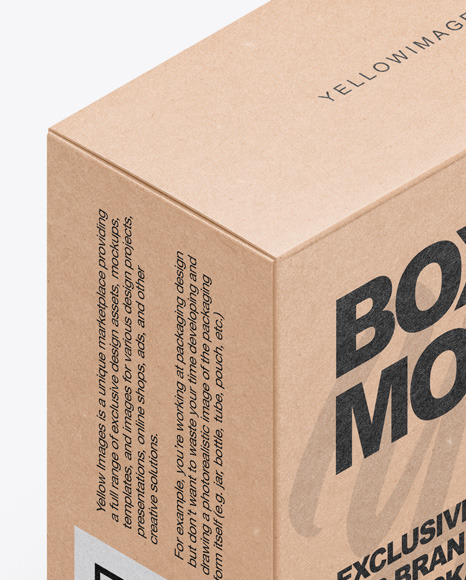 Kraft Box Mockup