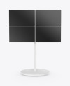 Portable Video Wall Mockup - Front View