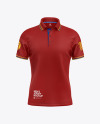 Men's Short Sleeve Polo Shirt Mockup